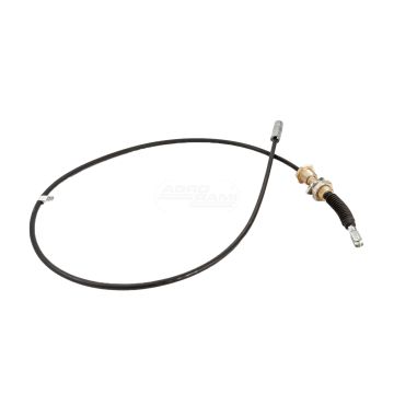 Rear boom securing cable