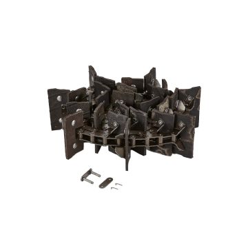 Řetězový podavač kmene sada.