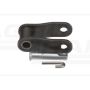Conveyor chain half pin