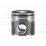 Piston set with rings