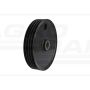 Header drive pulley