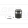 Piston set with rings