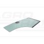 Left door side window - curved